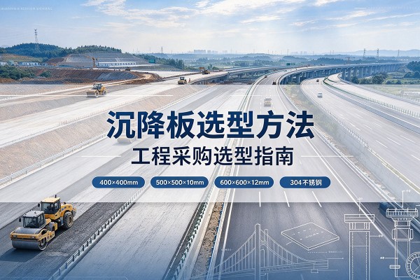 镇沅沉降板选择方法