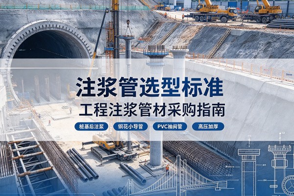 镇沅注浆管选型标准