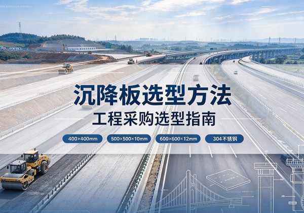 镇沅沉降板选择方法
